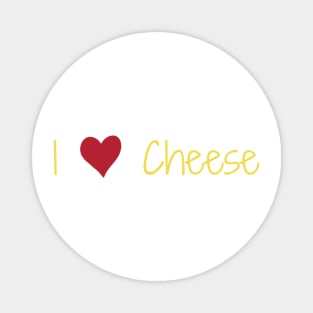 I Heart (Love) Cheese Magnet